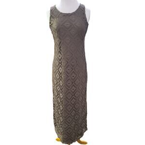 Chico's crochet overlay maxi dress size 0 (XS)